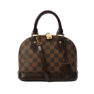 Louis Vuitton – Sac à main Alma BB en toile Damier Ébène, Marron