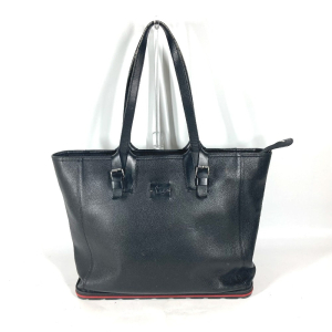 Christian Louboutin Tote Bag leather black Kabyker Small Logo Badge