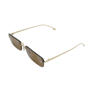 Fendi - Lunettes de soleil en cristal, marron