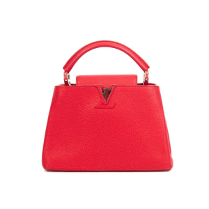 Louis Vuitton – Sac Capucines BB en cuir de veau, Rouge