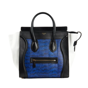 Celine - Sac À Main Micro Luggage, Bleu