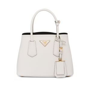 Prada - Mini sac à main Saffiano, blanc