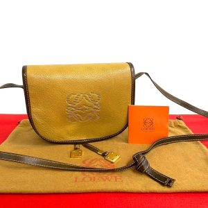 LOEWE Shoulder Bag leather Brown