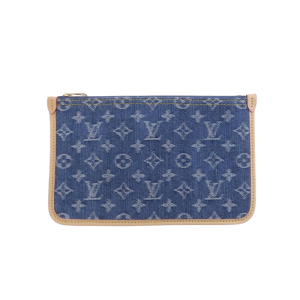 Louis Vuitton - Denim Carryall MM Pochette Bag, Blue