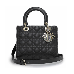 Christian Dior - Sac à main Lady Dior, noir