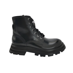 Alexander McQueen - Bottines Wander, noires