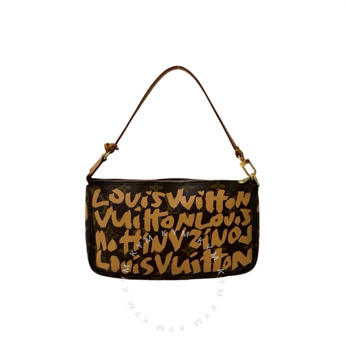Louis Vuitton - Graffiti Pochette Shoulder Bag, Brown