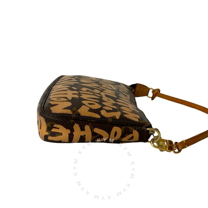 Louis Vuitton - Graffiti Pochette Shoulder Bag, Brown