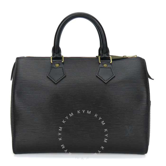 Ｒ*Ｅ様 Louis Vuitton エピレザー バッグ 黒 Louis Vuitton - EPI Speedy 25 Handbag, Black