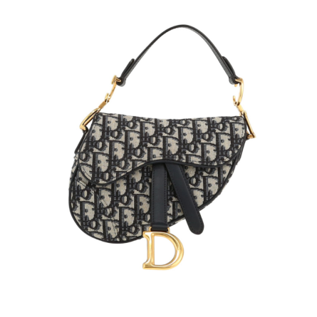 Christian Dior - Mini Oblique Handbag, Navy