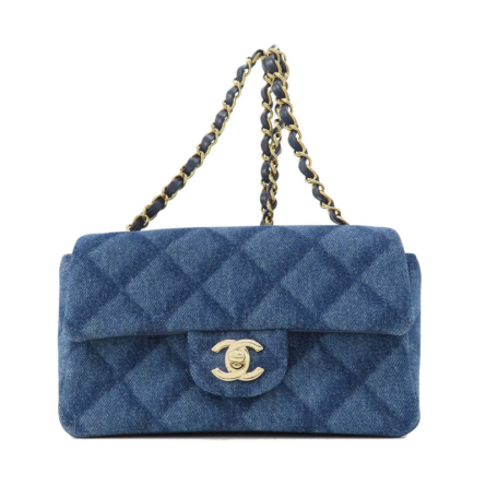 Chanel - Denim CC Handbag, Blue