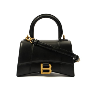 Balenciaga - XS Hourglass Handbag, Black