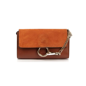 Faye Wallet on Strap Bag, Brown