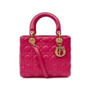 Christian Dior - Small Lady Dior, Handbag, Pink