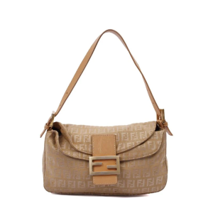 Fendi - Zucca Baguette, Handbag,  Neutral