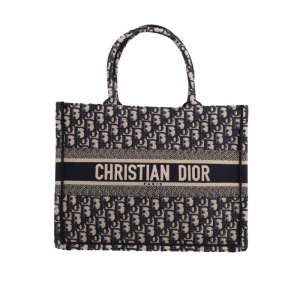 Christian Dior - Medium Oblique Book Tote Bag, Blue