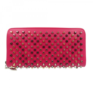 Christian Louboutin Long Wallet Purse 1175161 leather Rosa Panettone