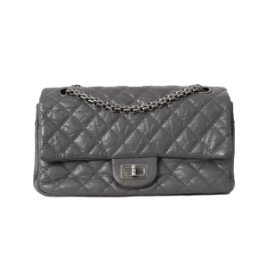 Chanel - 2.55 Medium Flap Handbag, Grey