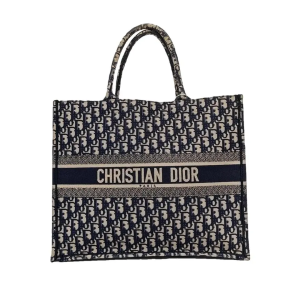 Christian Dior - Large Book Tote Bag, Blue