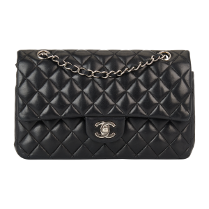 Chanel - Medium Classic Double Flap Handbag, Black