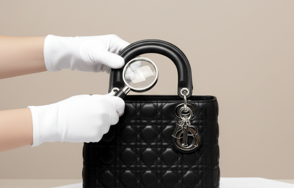 KYM, Authentication process. Every item is carefully assessed before being offered for sale.